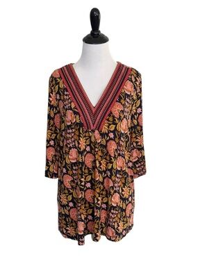 Soft Surroundings Floral Top size Large